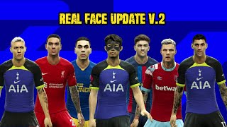 PES 2013 PATCH UPDATE SEASON 2022  2023 FOR PC  UPDATE FACEPACK V2 [upl. by Anehsuc]