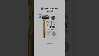 Master argument  5 books you must read debateskills bookreading booktubecommunity booklover [upl. by Etterual]