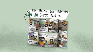 Buch falten aus Din A4 Papier [upl. by Eliades]