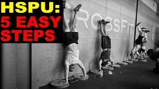 How To Do Handstand Pushups 5 Simple Drills [upl. by Anul995]