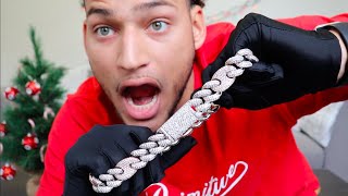 Unboxing NEW Iced Out Hybrid Link Chain amp Review  Astroice Jewelry [upl. by Aleyam]