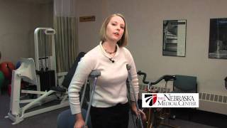 How To Use Crutches Properly  The Nebraska Medical Center [upl. by Suilmann]