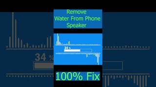 Remove Water From Phone Speaker \u00100 Fix shorts viralvideo speaker water sound [upl. by Marler]