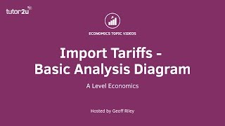 Import Tariffs  Basic Analysis I A Level and IB Economics [upl. by Nanon131]