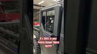 2024 Polaris Ranger XP Crew Tinted with Full 50 Windshield 20 Sides and Rear shorts [upl. by Tirzah242]