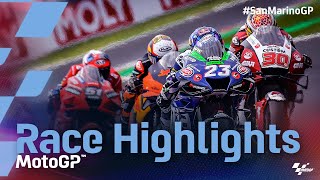 MotoGP™ Race Highlights  2021 SanMarinoGP [upl. by Inaleon]