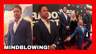 Gerard Butler  MINDBLOWING Ultra CLASSY Gerrys RED CARPET moments from Rome Film Festival [upl. by Hartwell]