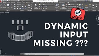 How To Turn ON Dynamic Input in AutoCAD 2020  AutoCAD Tips amp Tricks [upl. by Ttenna]