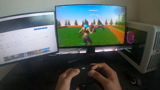 Fortnite but You Are Me POV  Controller Claw HandCam 🤩 [upl. by Stormie691]