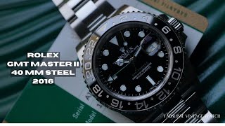 Rolex GMT Master II 116710LN 40 mm Box Cards Books 2016 [upl. by Violeta]