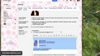 Adding an image to your Gmail signature [upl. by Lazaro194]