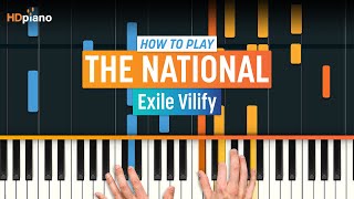 How to Play quotExile Vilifyquot by The National  HDpiano Part 1 Piano Tutorial [upl. by Annasoh]