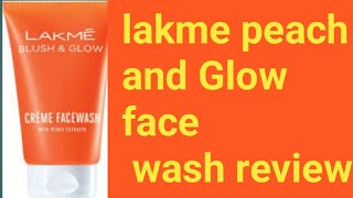 lakme peach glow face wash review। glowing skin face washmakeover with me Poonam [upl. by Renata313]