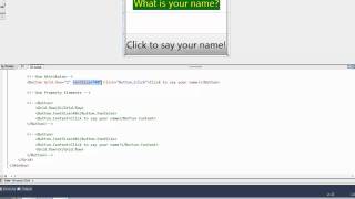 WPF Tutorial 2  Attributes Property Elements and Type Converters [upl. by Hanauq97]