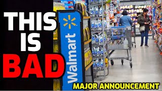 ⚠️ Walmart just issued MAJOR WARNING for Customers This is BAD [upl. by Jaquelyn]