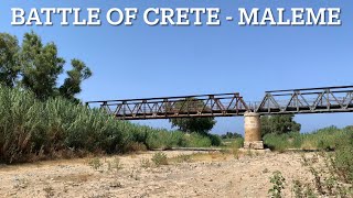 Battle of Crete 1941  Maleme Hill 107 and Tavronitis Bridge [upl. by Aicnatsnoc922]