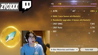 Genshin Impact Streamers Roll Artifacts 247 [upl. by Vallery]