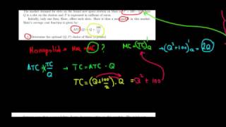 MICROECONOMICS I How To Find The Market Equilibrium With Cournot Duopoly I Reaction Functions [upl. by Seton580]