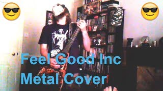 Feel good inc metal cover with Leo Moracchioli Frog Leap Studios [upl. by Ellebyam]