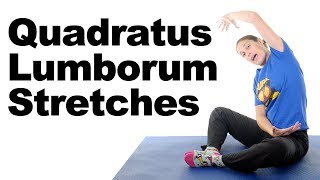 Top 5 QL Stretches Quadratus Lumborum  Ask Doctor Jo [upl. by Alcot]