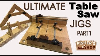 Shop Work Ultimate Table Saw Jigs Part 1 [upl. by Otrebron]