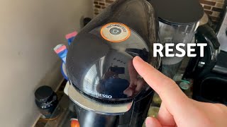 How to Reset Your Nespresso Vertuo Plus  Fixes Weird Cup Sizes Problem [upl. by Aihtennek]