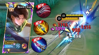 GLOBAL MARTIS WTF 1 SHOT BUILD 2024 INSANE HIGH BURST DAMAGE 💀 must try this build  MLBB [upl. by Jonina]