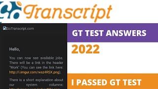 GoTranscript Audio test answers March 12th 2022  Audio test GoTranscriptcom [upl. by Aisetra]