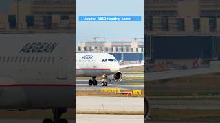 Aegean Airlines A320 Departure [upl. by Aisilef]