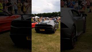 Lamborghini Huracan Akrapovic Exhaust LOUD Revs [upl. by Nwonknu]