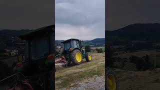 Appennino modenese verso Varana trattore John deere Barighelli [upl. by Livingstone309]