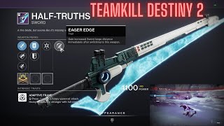 NEW Destiny 2 How To Kill Teammates With New Sword  30 Year Anniversary [upl. by Orfield]