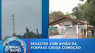 Desastre com avião da Voepass causa comoção em Vinhedo  SP  Jornal da Band [upl. by Herries]