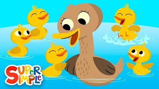 Five Little Ducks  Kids Songs  Super Simple Songs [upl. by Masterson]