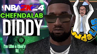 The Realest PDiddy aka Diddy NBA 2k24 Face Creation Chefs Edition 💪🏾🔥🔥 [upl. by Rases683]