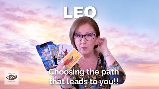 LEO love tarot ♌️ Choosing the path that leads to you [upl. by Eanel]