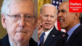 Mitch McConnell Decries Weakness And Indecision That Defined The ObamaBiden Administration [upl. by Eniahs978]