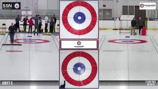 Curling Stadium  Kalamazoo  Sheet C 110824 [upl. by Ailedo320]