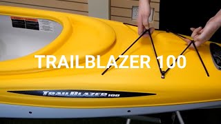 PELICAN  Trailblazer 100 Recreational Kayak [upl. by Enner]