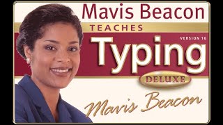 Mavis Beacon Teaches Typing 16 Run Screen and Broderbund Logo [upl. by Aitsirt]