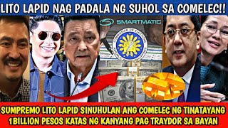 KATAS NG PANG AABUSO NI LITO LAPID SA BAYAN GINAWANG INVESTMENT AT PANGSUHOL SA COMELEC [upl. by Noired]