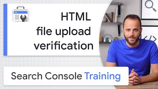 HTML file upload for site ownership verification  Google Search Console Training [upl. by Seuqram]