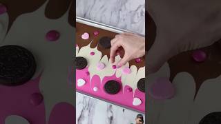 Valentines chocolate bark dessert diy [upl. by Asseneg]