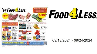 Food 4 Less Weekly Ad US  09182024  09242024 [upl. by Niad]