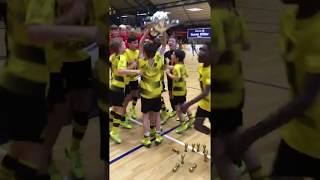 Borussia Dortmund U11 Feiert den Sieg des Allianz Cups 2018 [upl. by Enneirdna]