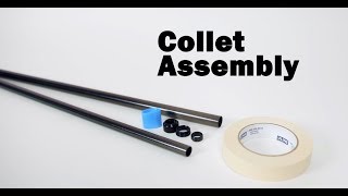 Carbon Fiber Telescoping Tube Assembly Instructions Collet Style [upl. by Ayikat]