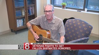 Veteran pushing for fallen shipmates to be included on Vietnam War Memorial [upl. by Niledam462]