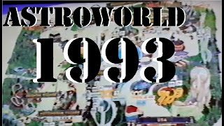 AstroWorld 1993  EXTINCT Closed Six Flags Park  Houston TX  Rare Retro VHS Footage [upl. by Scherman213]