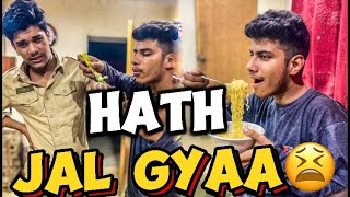 Aj ghr ma koi nahi butt ne maggi banyi or honey…😖 [upl. by Suoinuj]