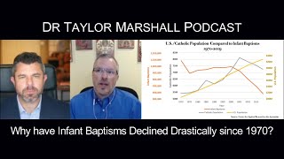 Why have infant baptisms declined drastically since 1970  Dr Taylor Marshall and Eric Sammons [upl. by Naicul673]